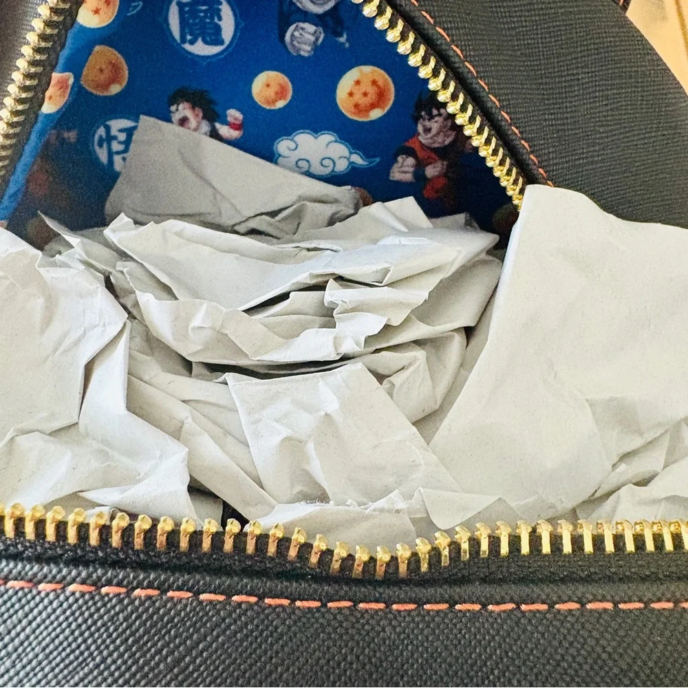 Dragonball Z x Loungefly collab - triple pocket mini backpack NWT - Picture 5 of 5